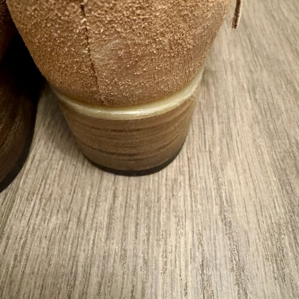 NWOB! FREEBIRD by Steven ONYX Suede Ankle Booties - Blush/Tan - Size 7 - Picture 8 of 11